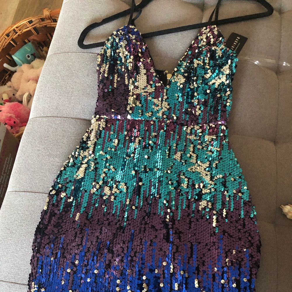 Sequins Cocktail Dress
